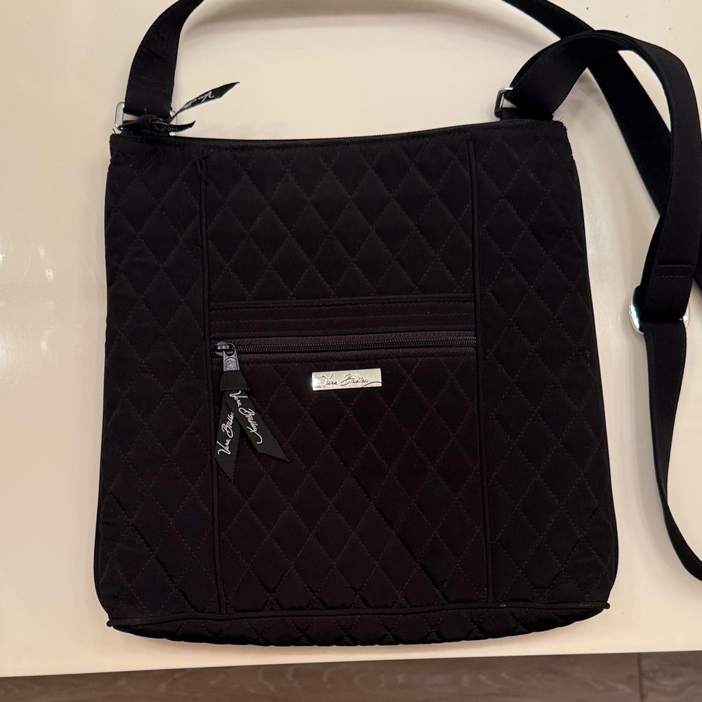 Vera Bradley Black Quilted Shoulder Bag